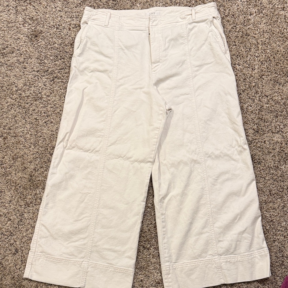 LOFT women’s wide leg work pants